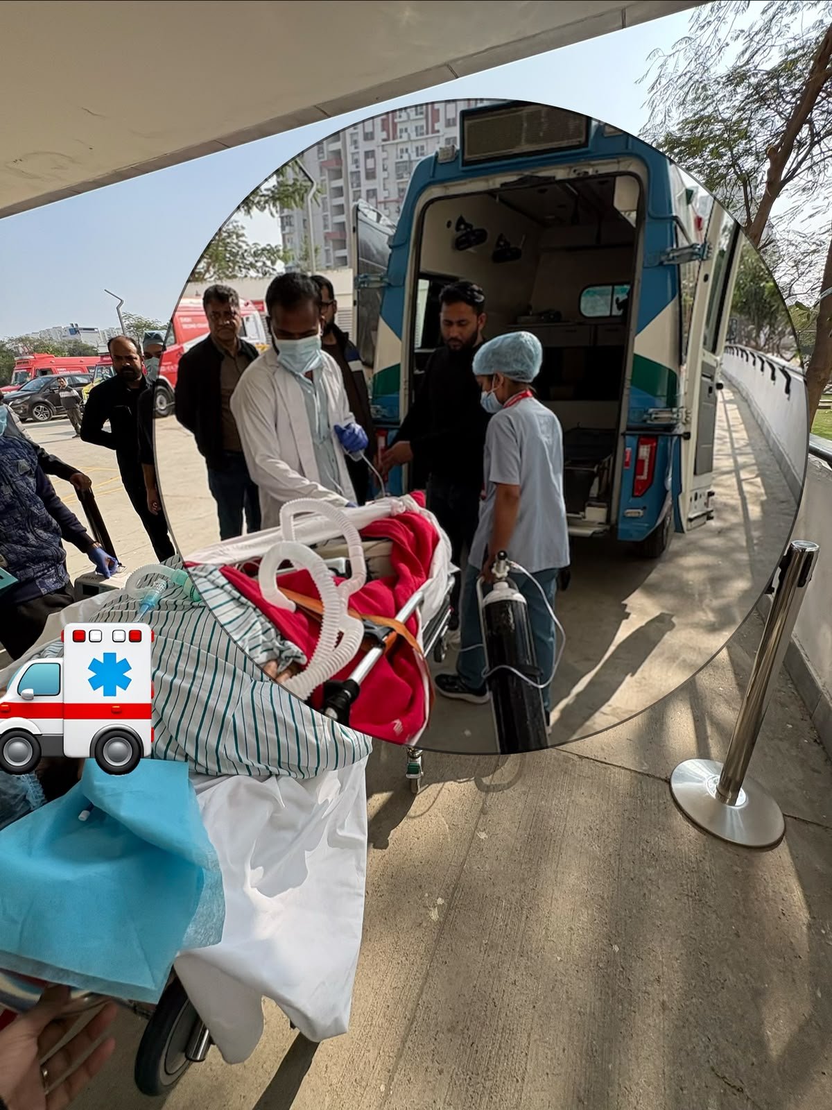 Airport ambulance transfer service